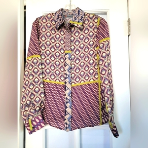Farrington Paris women's‎ geometric blouse size small